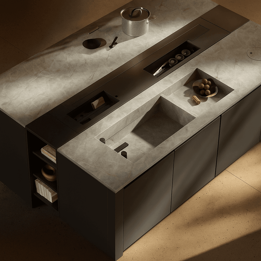 comment-ameliorer-le-plan-de-travail-de-sa-cuisine - Intégrer de nouvelles technologies