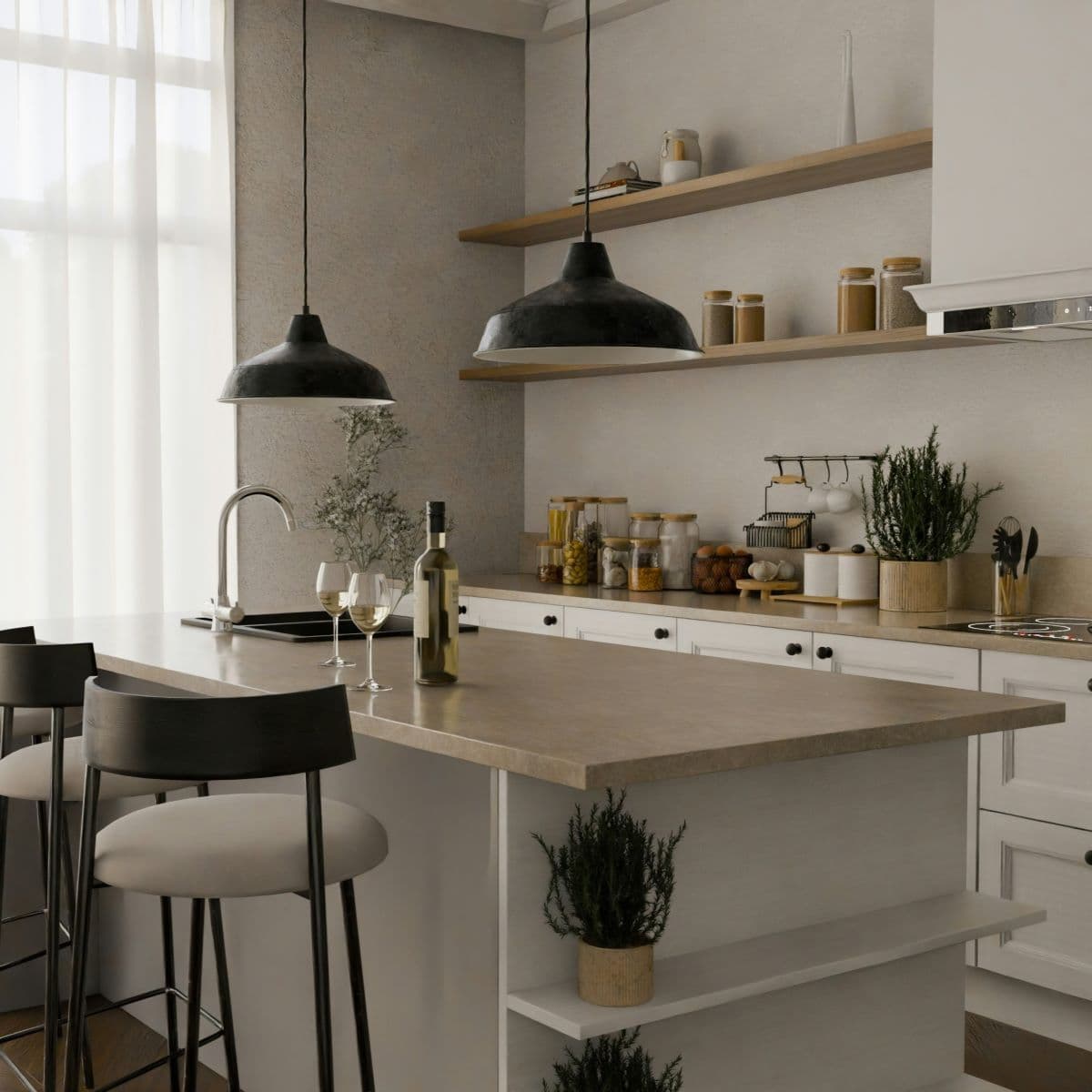 Image ilot de cuisine