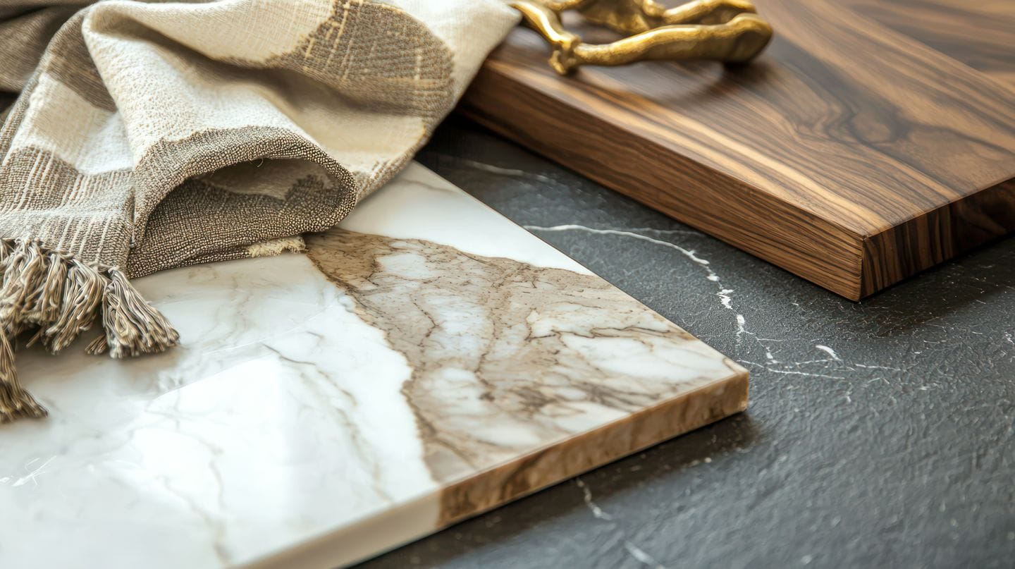 Assemblage de différentes tranches de matériau