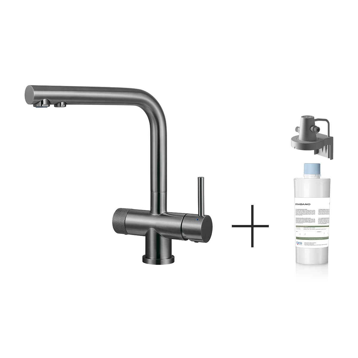 Echantillon d'image de l'accessoire : Savio Gun metal + kit filtration classique