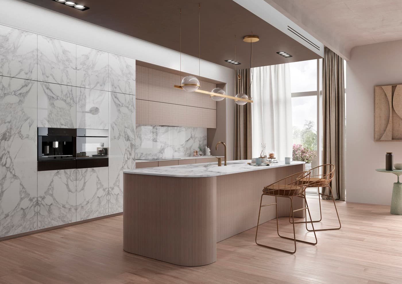 Plans de travail Calacatta Magnifico plans de travail 3 - easy plan