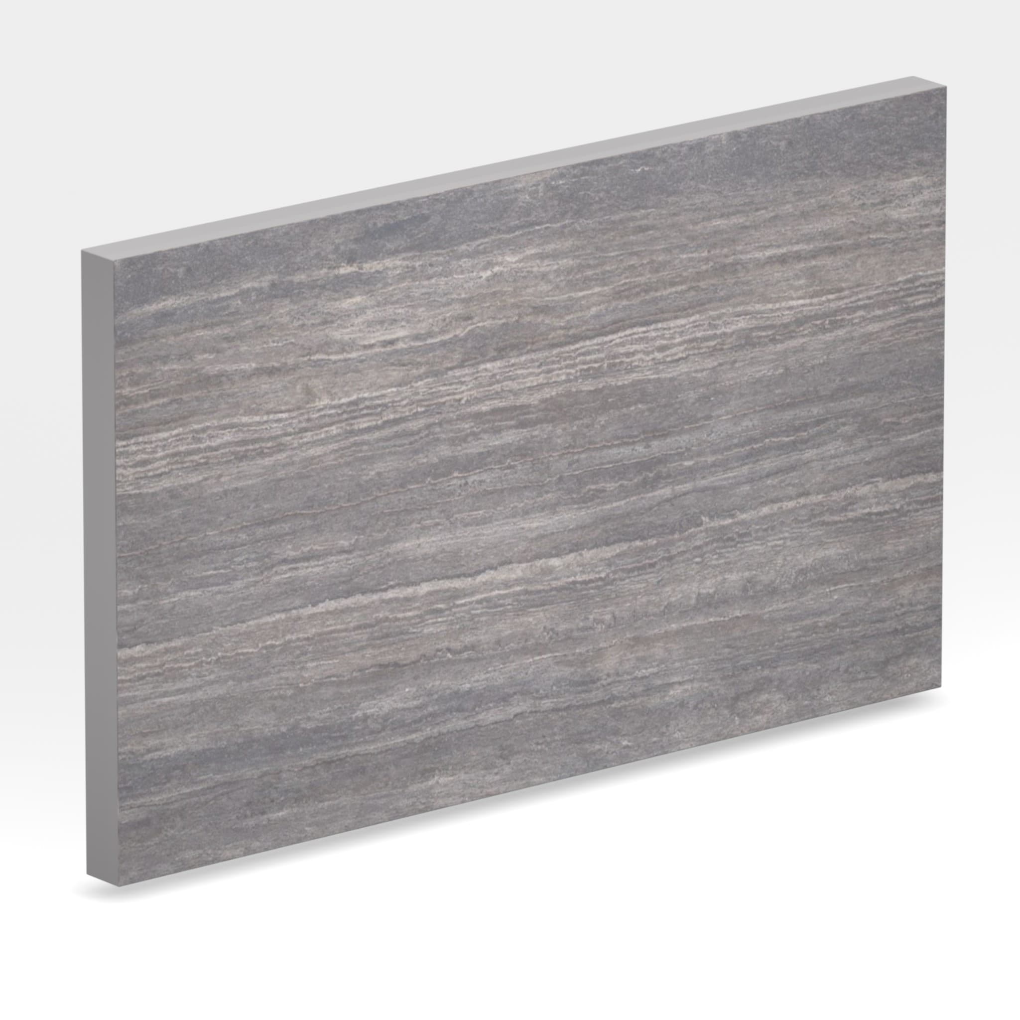 Plans de travail Travertino Grey tranche 3d - easy plan