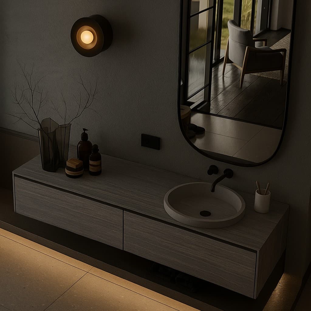 Plans de travail Travertino Grey plans de travail 2 - easy plan