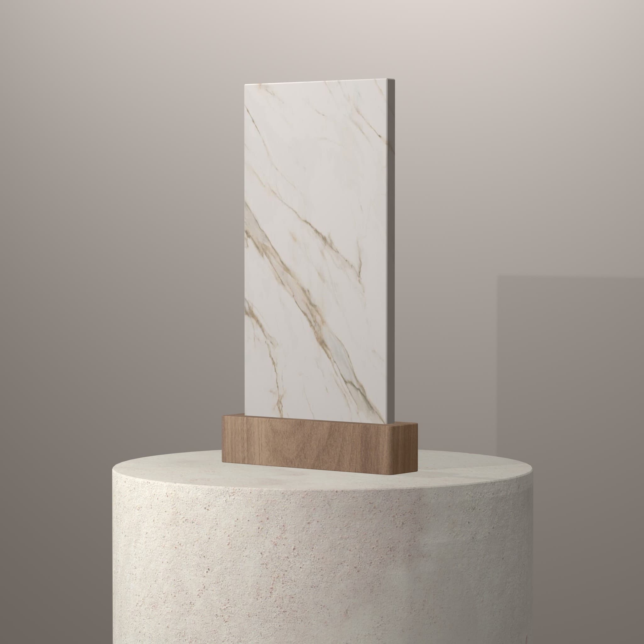 Plans de travail Calacatta Gold piedestal 3d - easy plan