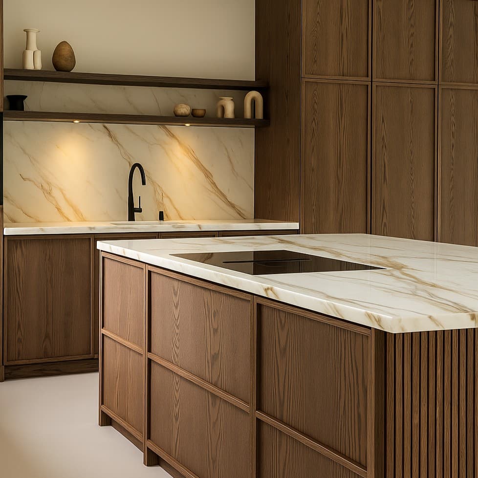 Plans de travail Calacatta Gold plans de travail 1 - easy plan