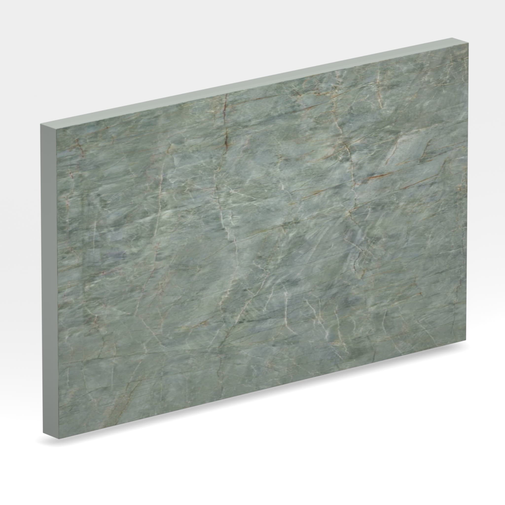 Plans de travail Emeraude Green tranche 3d - easy plan