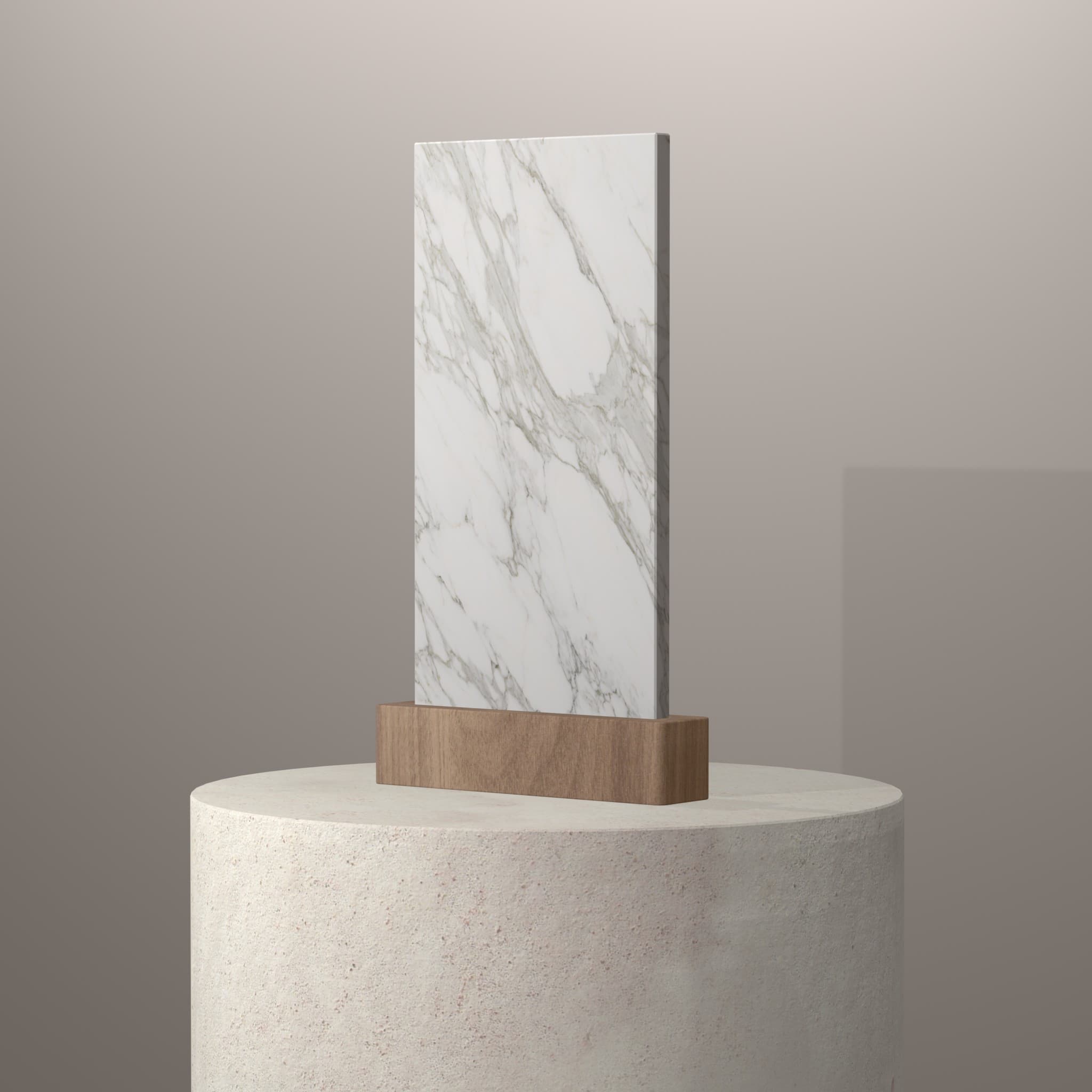 Plans de travail Calacatta Royale piedestal 3d - easy plan