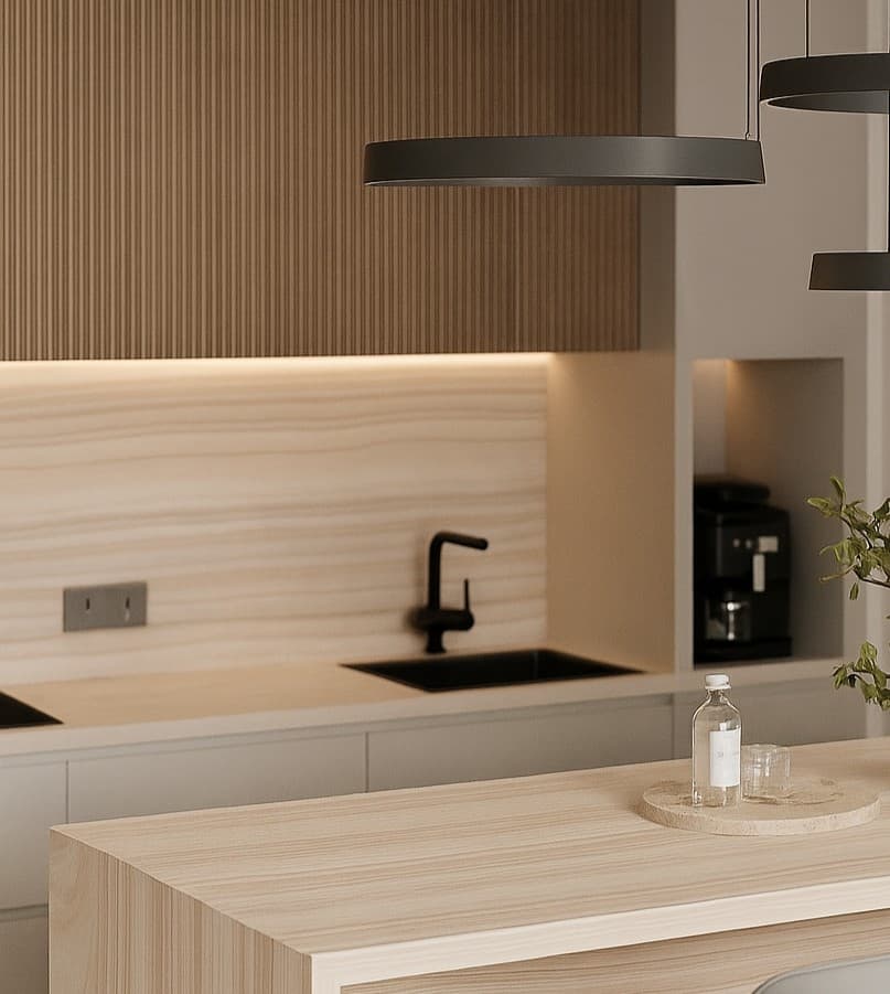 Plans de travail Bleached Nuwood plans de travail 2 - easy plan