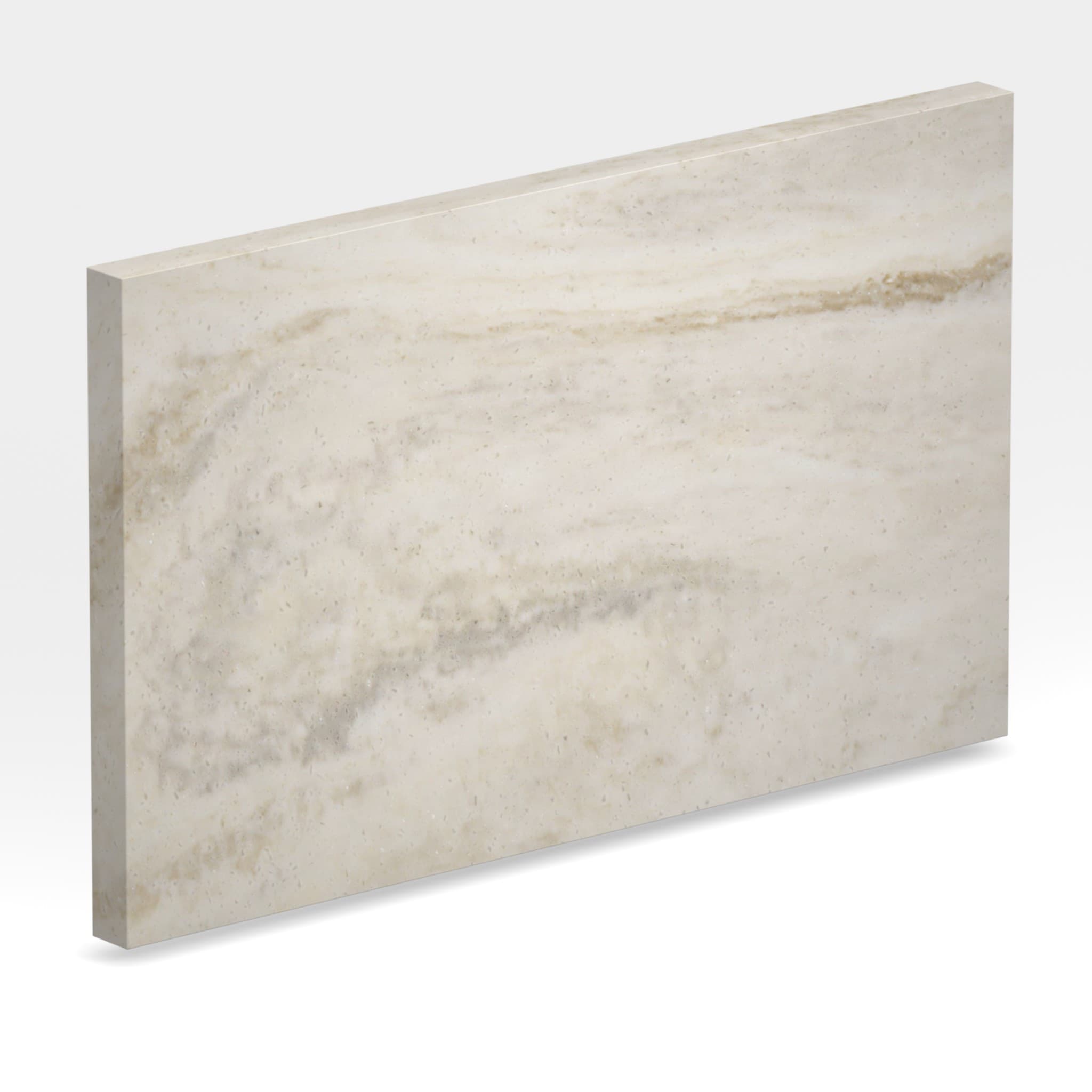 Plans de travail Carrara Crema tranche 3d - easy plan