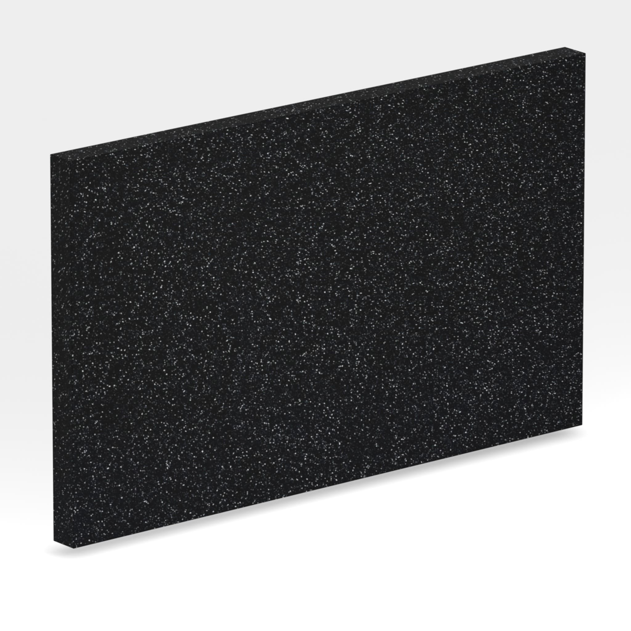 Plans de travail Deep Black Quartz tranche 3d - easy plan