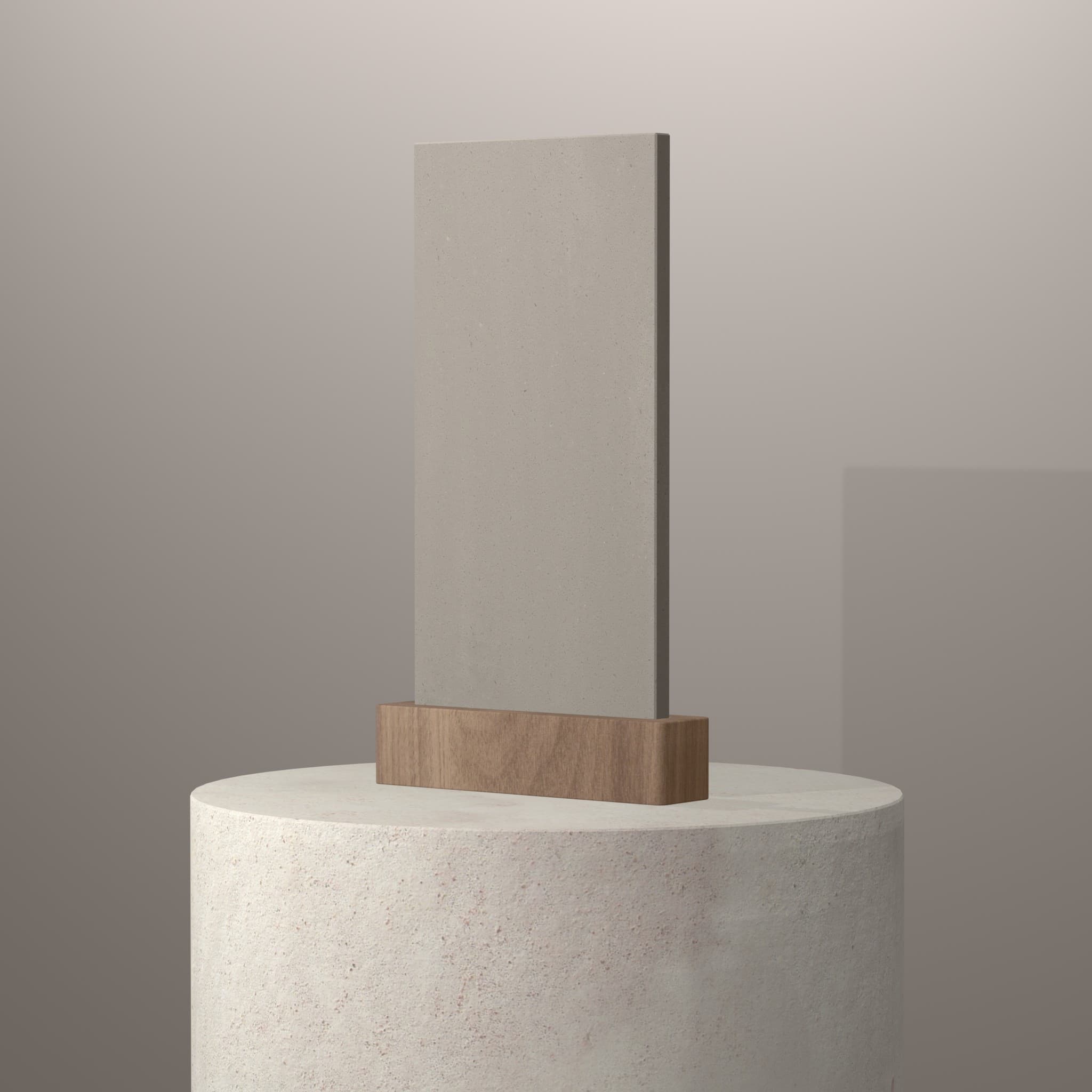 Plans de travail Neutral Concrete piedestal 3d - easy plan