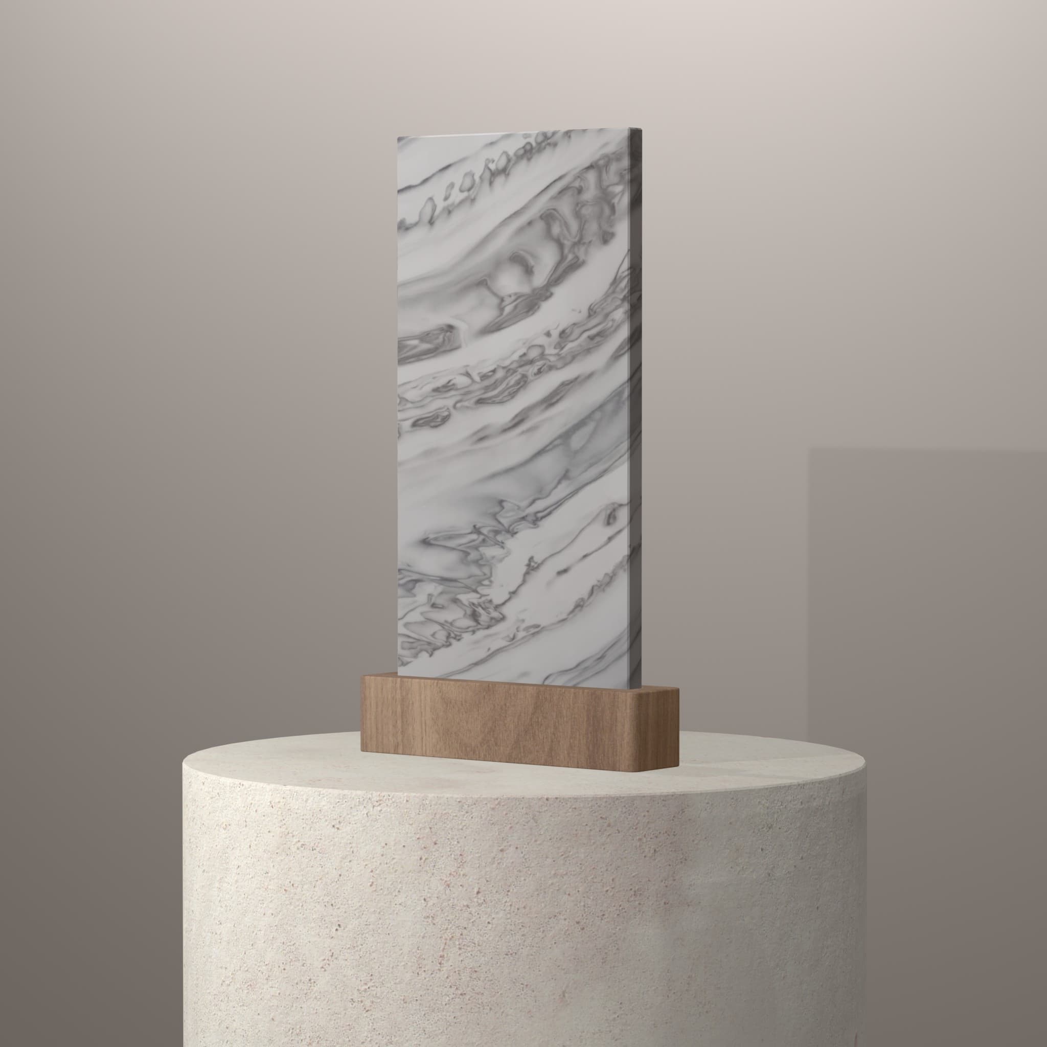 Plans de travail Stonecrest Smoke piedestal 3d - easy plan