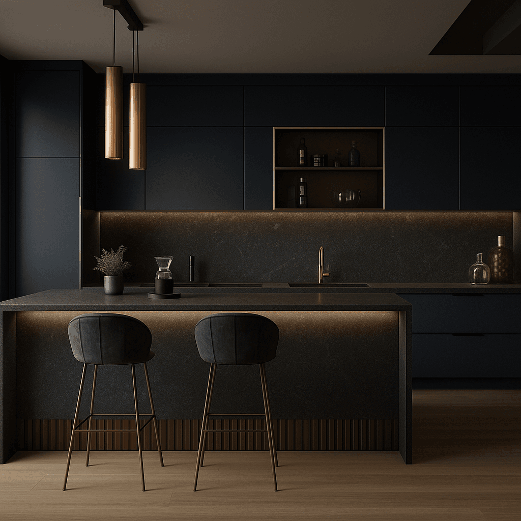 Plans de travail American Black plans de travail 1 - easy plan