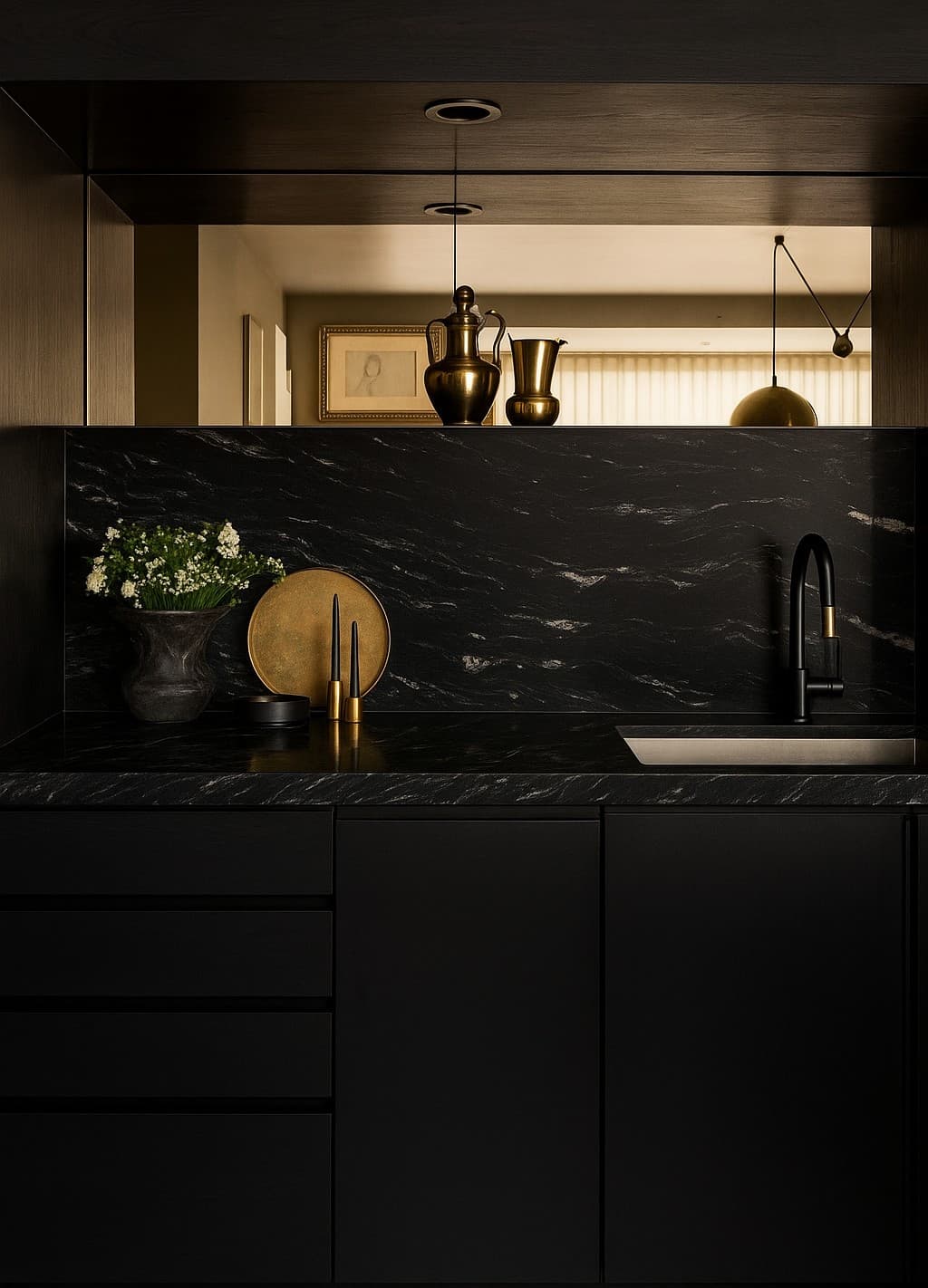 Plans de travail Black Cosmic plans de travail 1 - easy plan