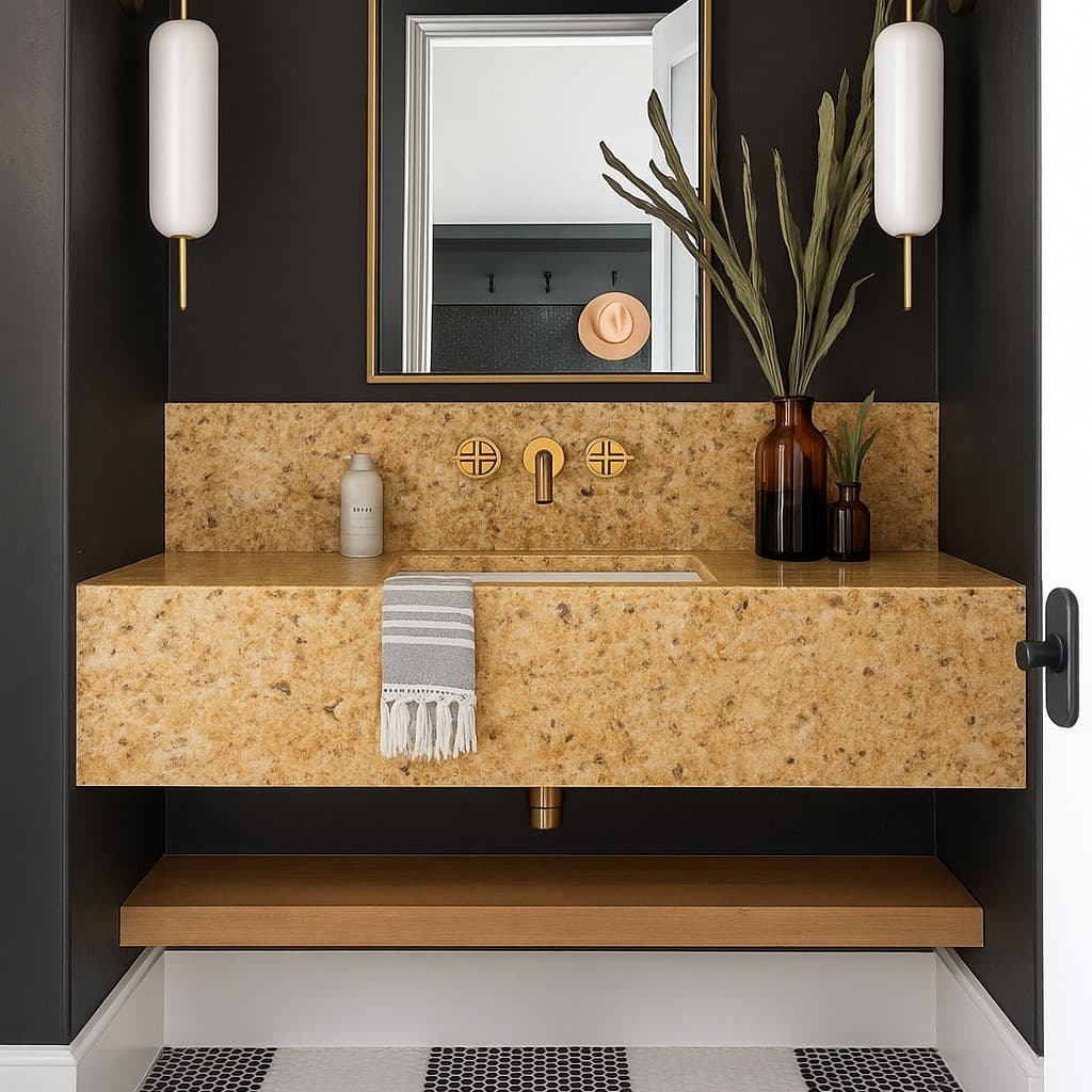 Plans de travail Giallo Veneziano plans de travail 2 - easy plan