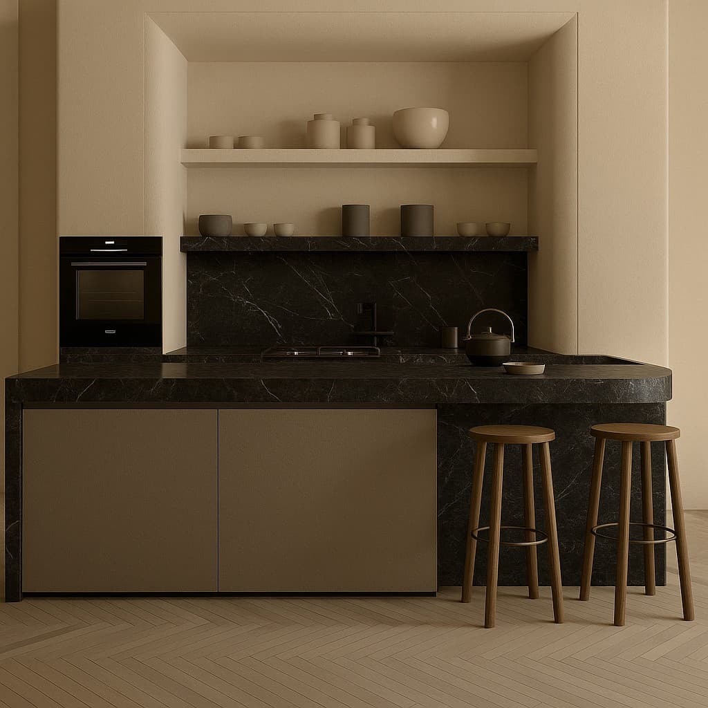 Plans de travail Jurassic Black plans de travail 1 - easy plan