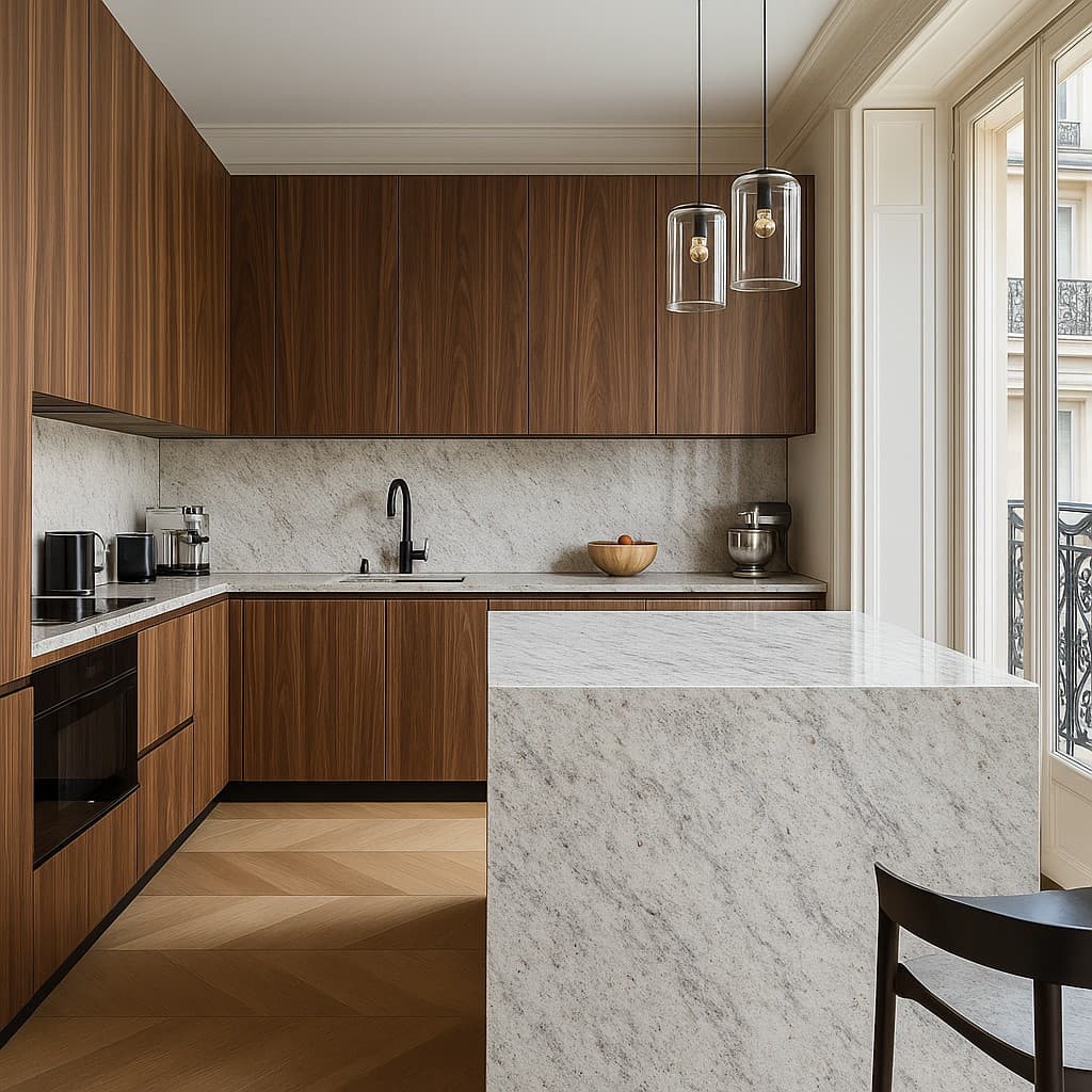 Plans de travail Kashmir White plans de travail 1 - easy plan