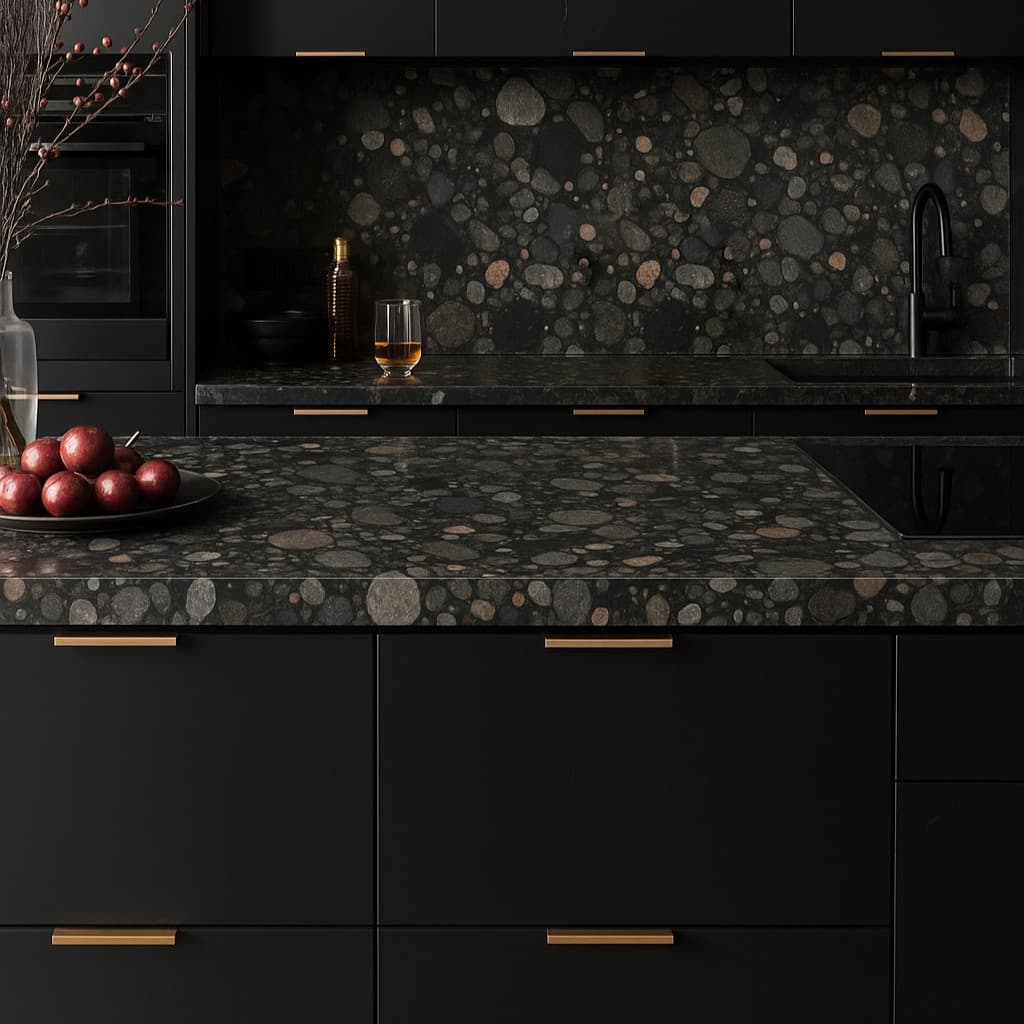 Plans de travail Marinace Black plans de travail 1 - easy plan