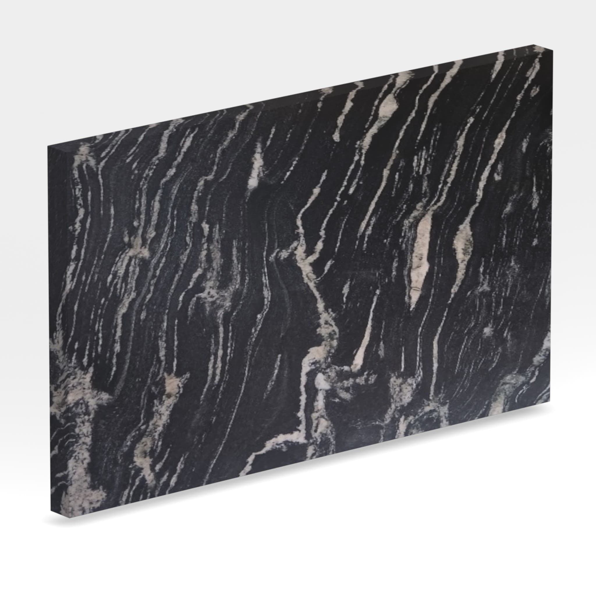 Plans de travail Noir Forest tranche 3d - easy plan