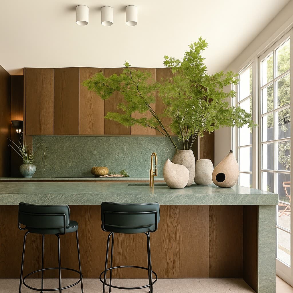 Plans de travail Vert Esmeralda plans de travail 1 - easy plan