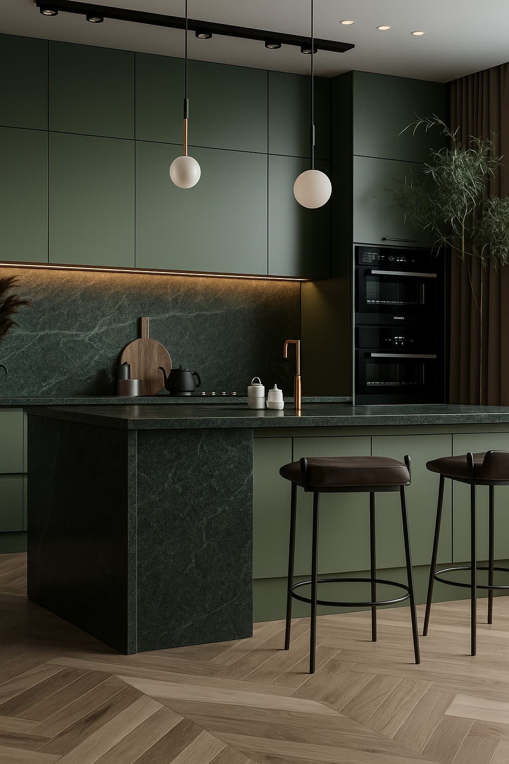 Plans de travail Vert San Francisco plans de travail 1 - easy plan