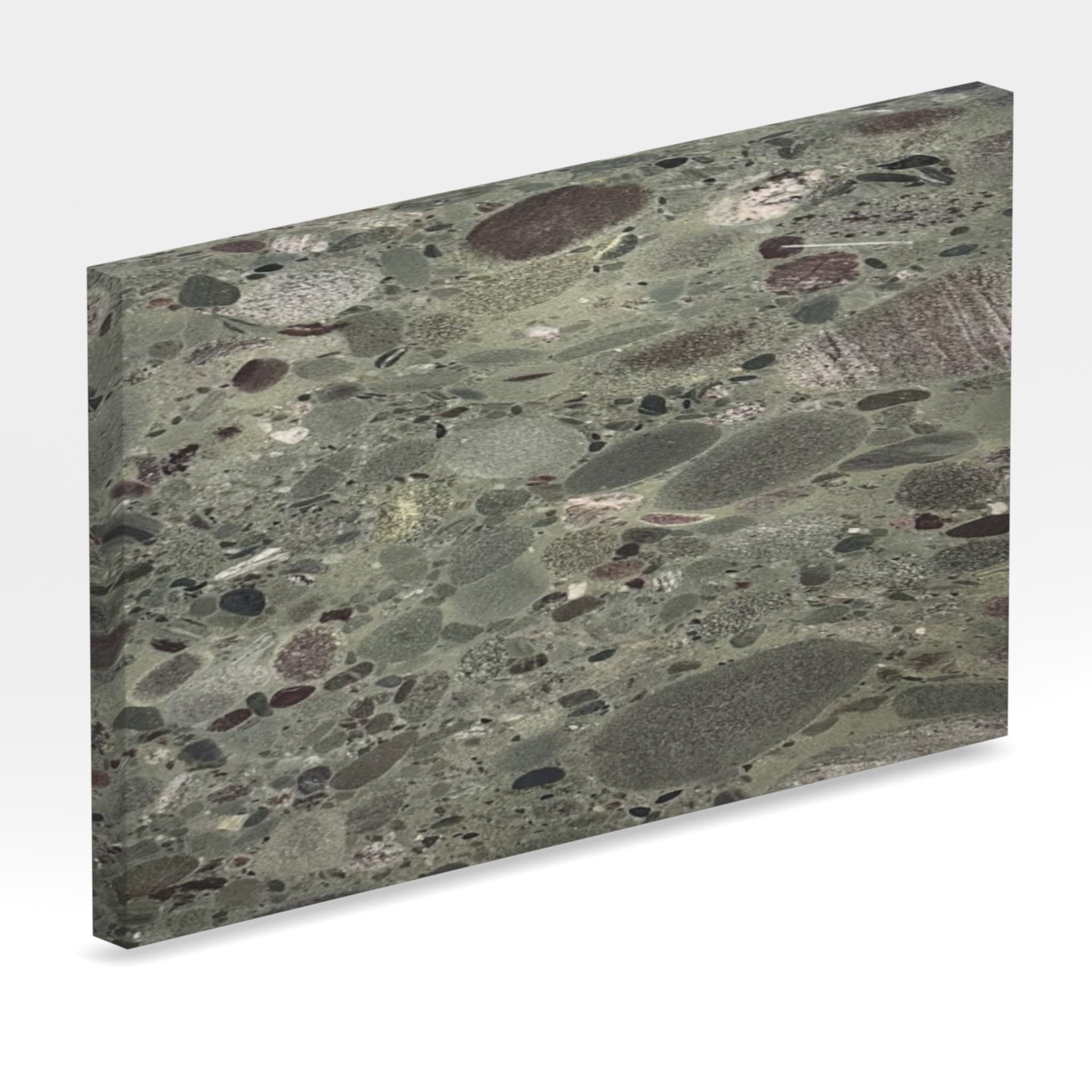 Plans de travail Vert Twister tranche 3d - easy plan