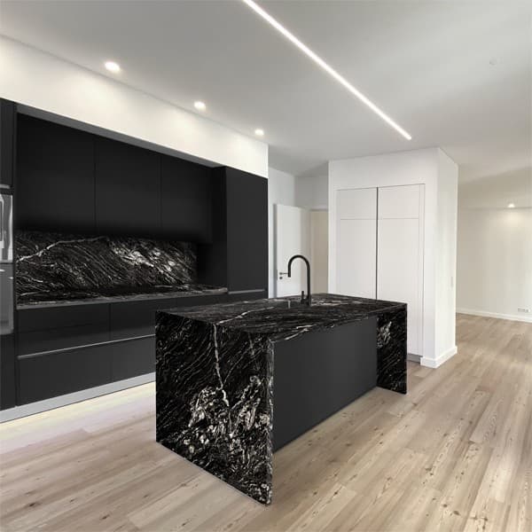 Plans de travail Noir Caos plans de travail 1 - easy plan