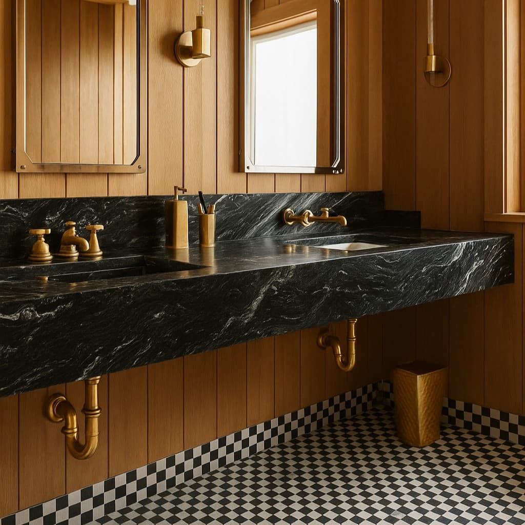 Plans de travail Noir Caos plans de travail 2 - easy plan