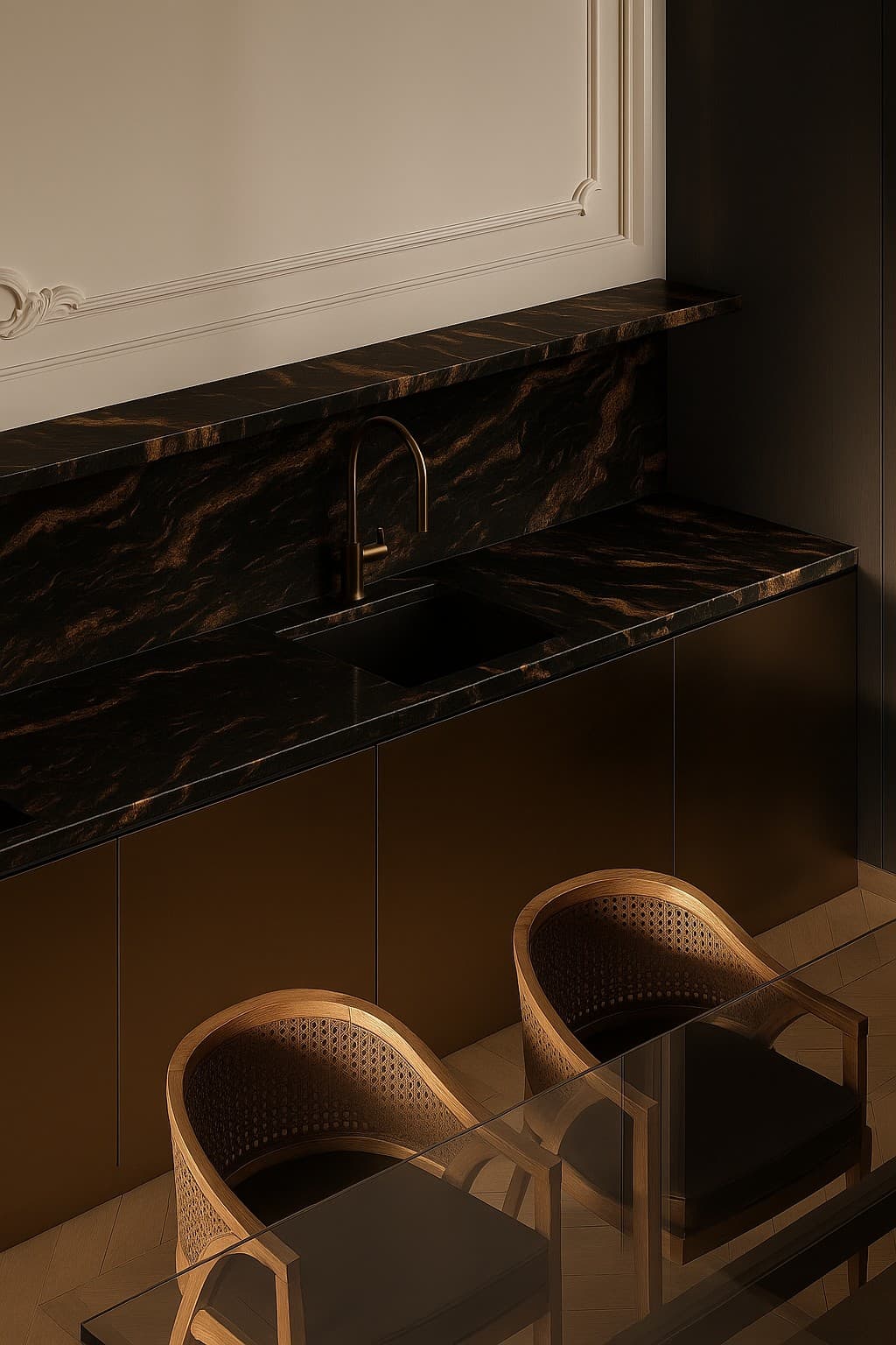 Plans de travail Titanium Cheyenne Barroco plans de travail 1 - easy plan