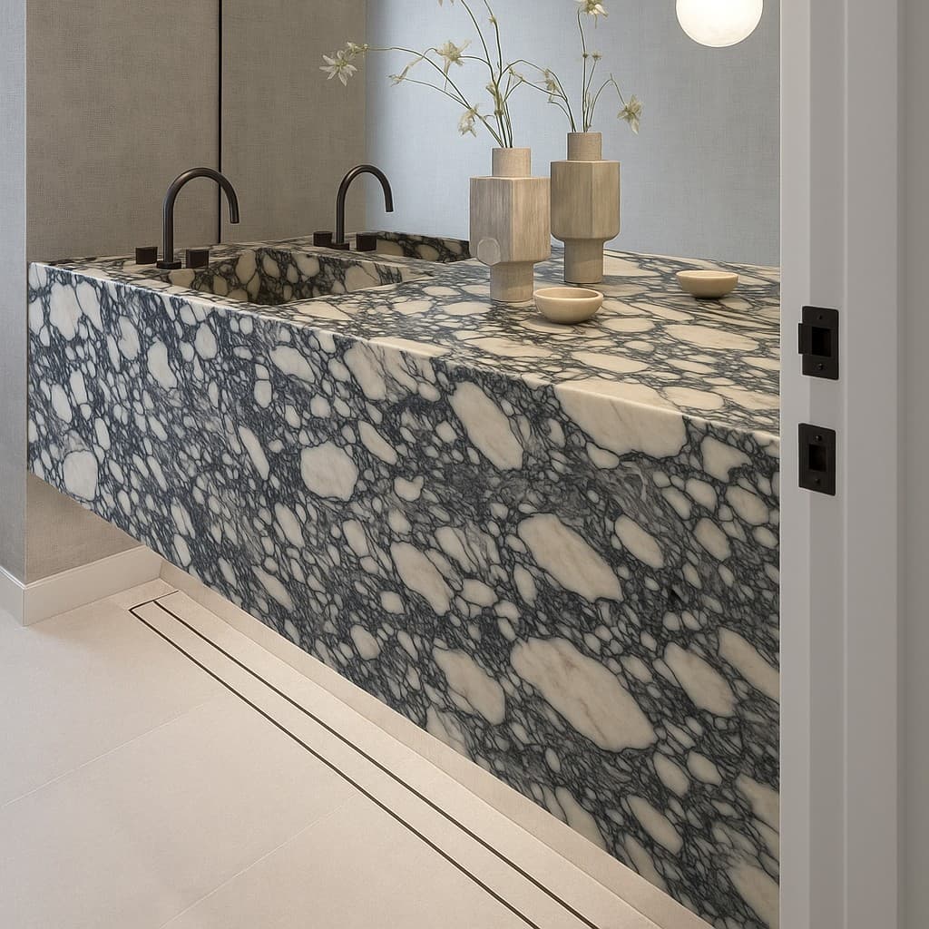 Plans de travail Arabescato Spring plans de travail 2 - easy plan