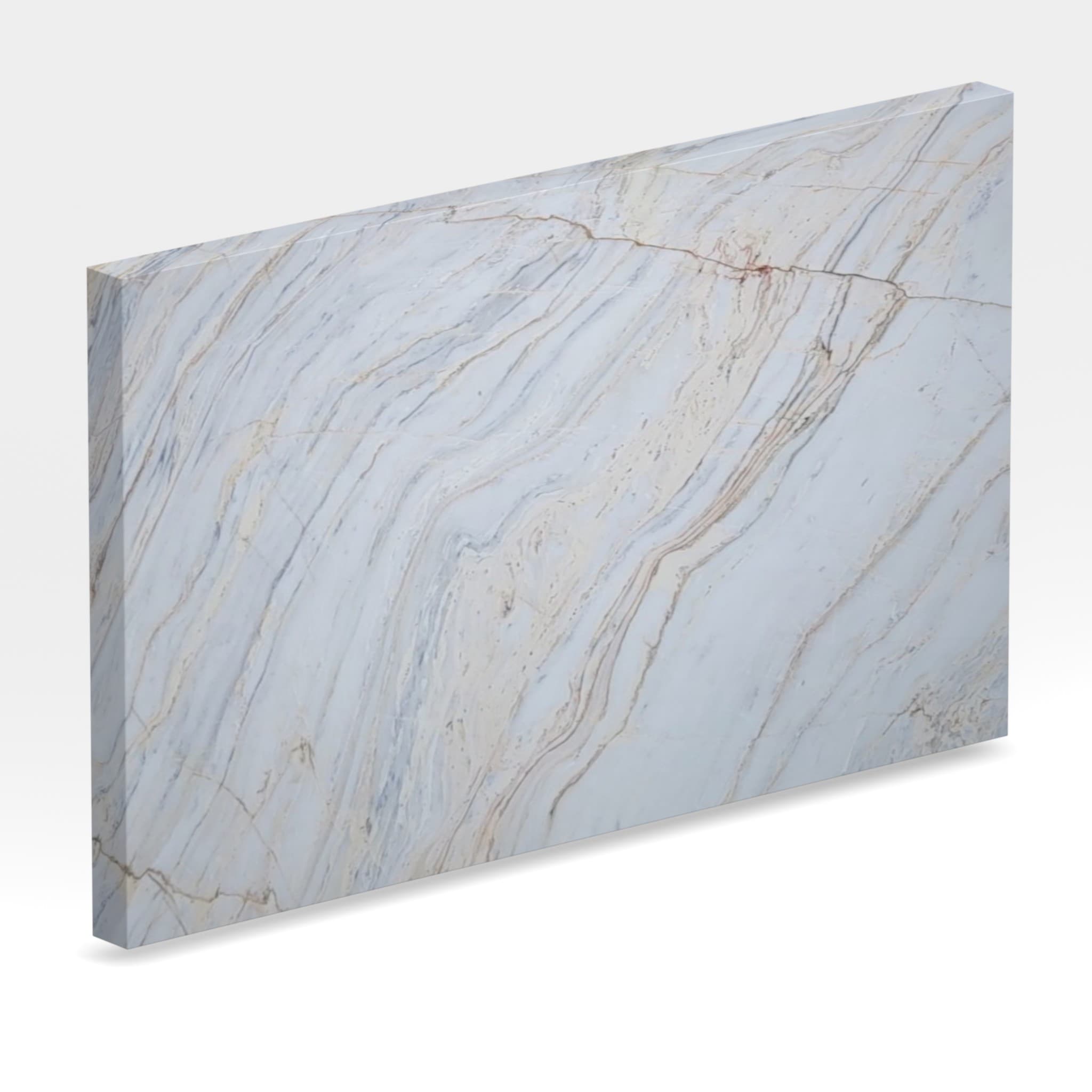 Plans de travail Calacatta Fusion tranche 3d - easy plan