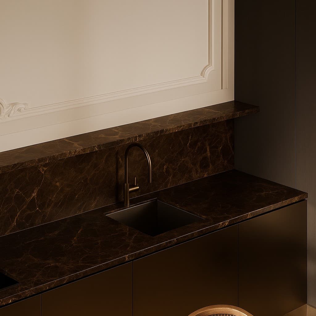 Plans de travail Emperador Dark plans de travail 2 - easy plan