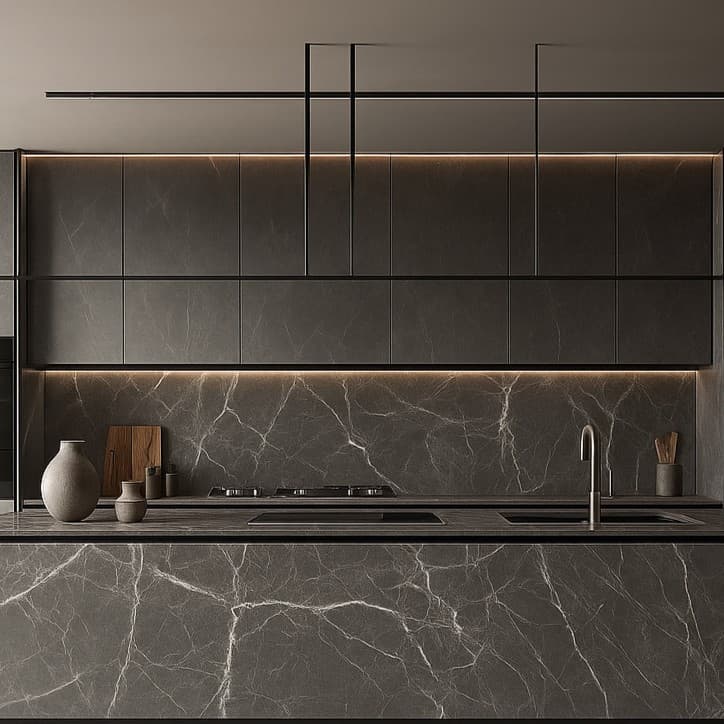 Plans de travail Grigio Collemandina plans de travail 1 - easy plan