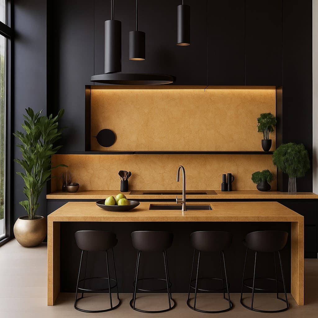 Plans de travail Jaune Imperial plans de travail 1 - easy plan