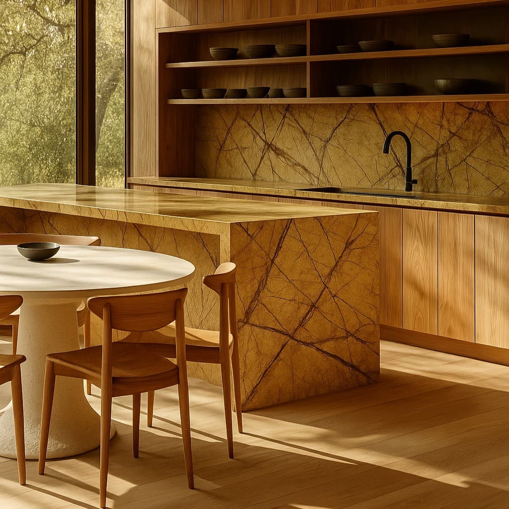 Plans de travail Rain Forest Yellow plans de travail 1 - easy plan