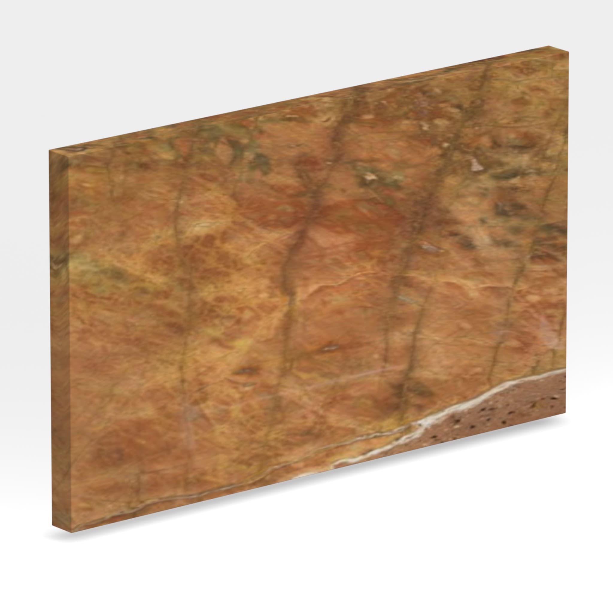 Plans de travail Rosso Damasco tranche 3d - easy plan