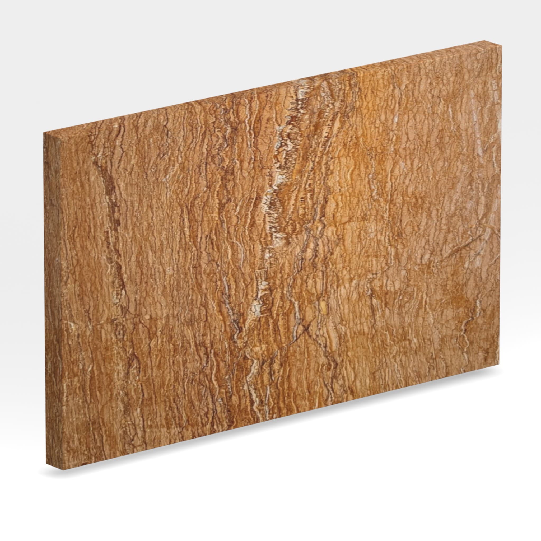 Plans de travail Travertino Marron | Resine transparente ou couleur tranche 3d - easy plan