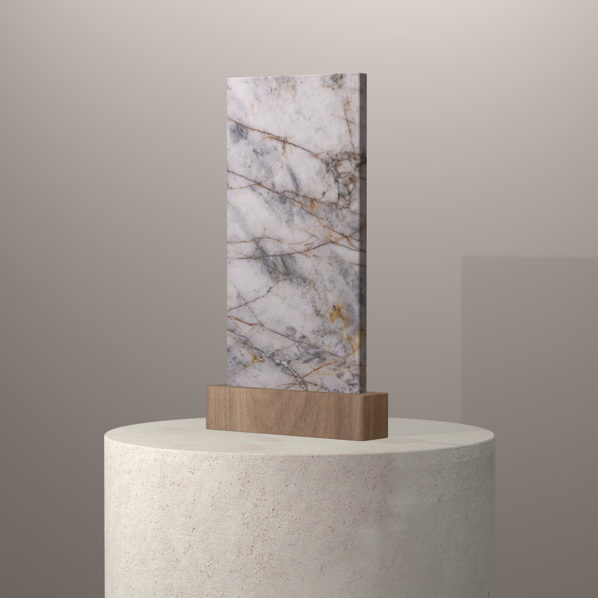 Plans de travail Crystal Smoke piedestal 3d - easy plan