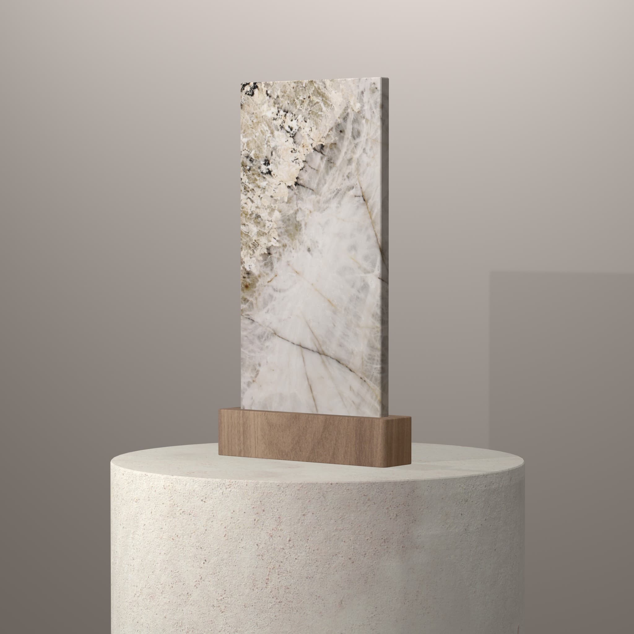 Plans de travail Patagonia Crystal piedestal 3d - easy plan