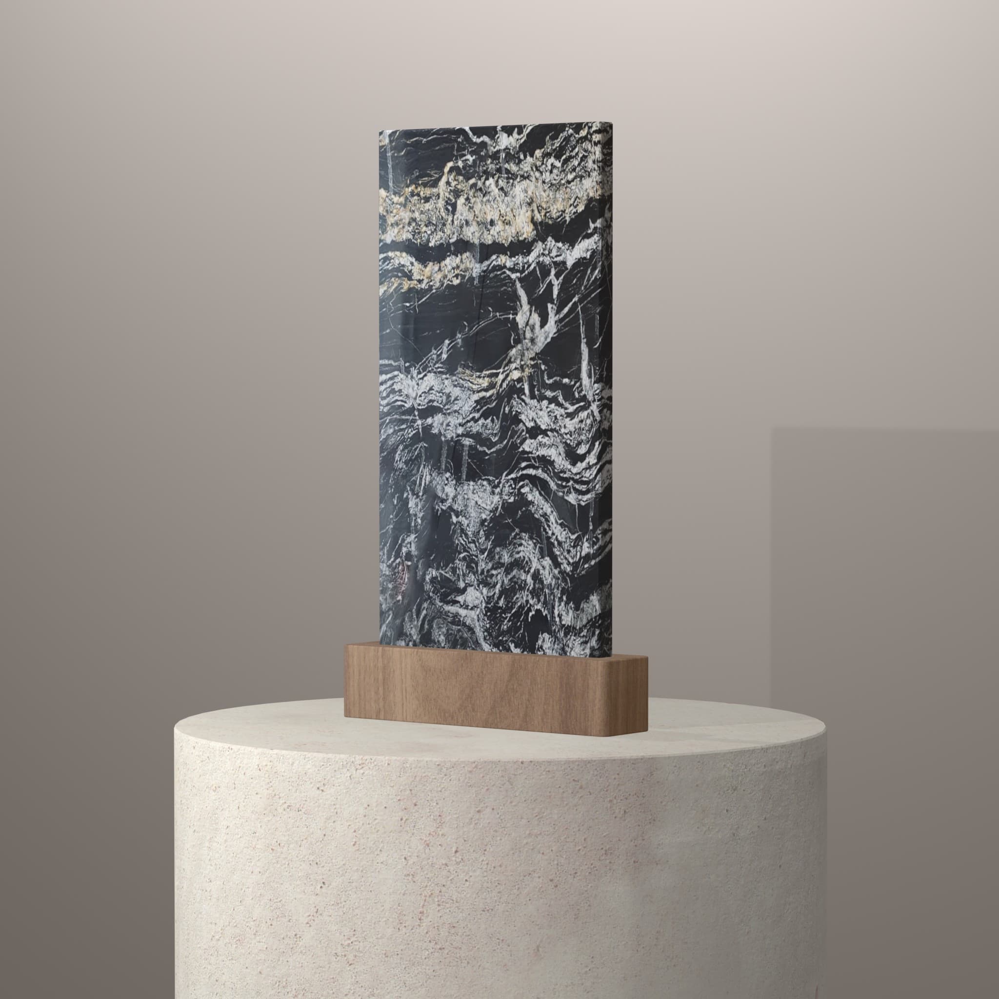 Plans de travail Electric Black piedestal 3d - easy plan