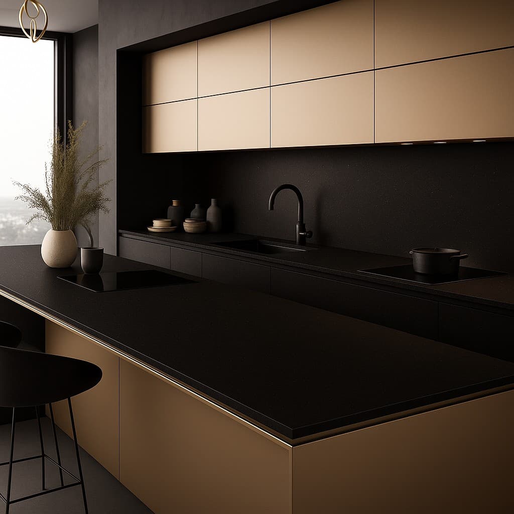 Plans de travail Volcano Dark plans de travail 2 - easy plan