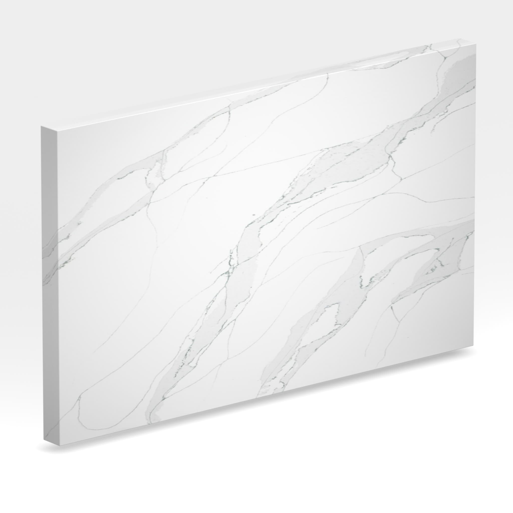 Plans de travail Unique Calacatta Green tranche 3d - easy plan