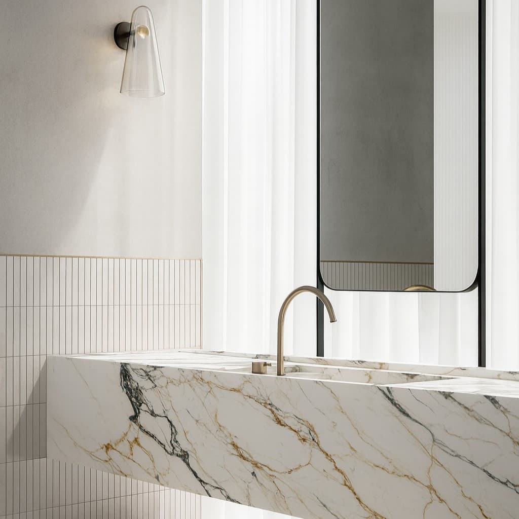 Plans de travail Unique Calacatta Macchia Vecchia plans de travail 2 - easy plan