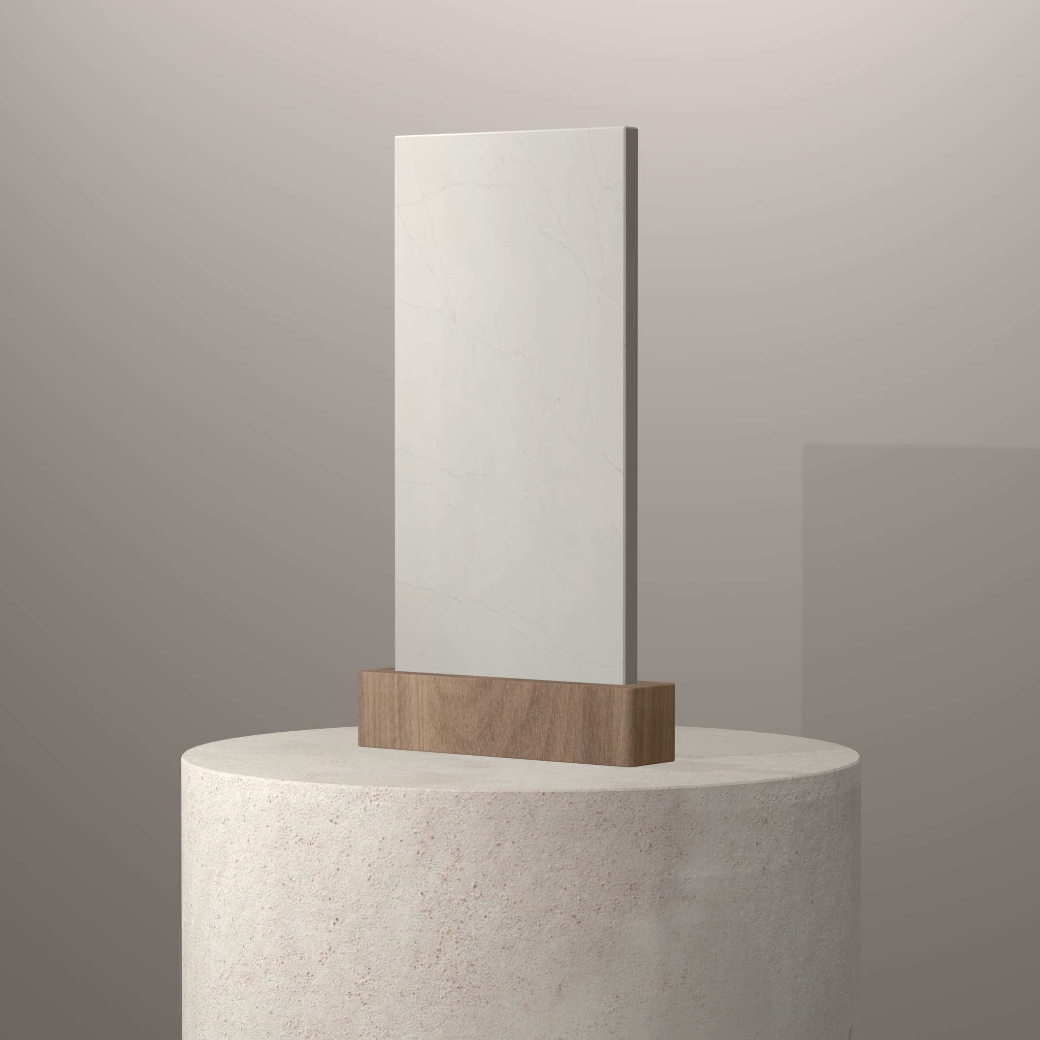 Plans de travail Calacatta Attera piedestal 3d - easy plan