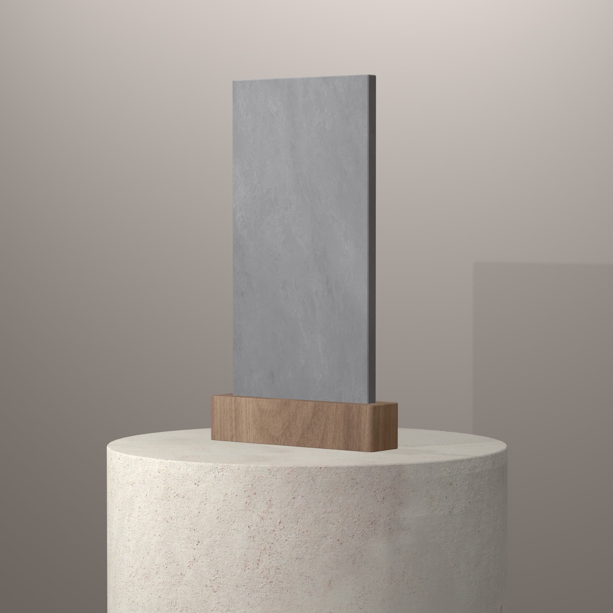 Plans de travail Concrete Cloud sablé piedestal 3d - easy plan