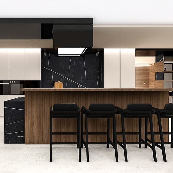 Plans de travail Eternal Noir plans de travail 1 - easy plan