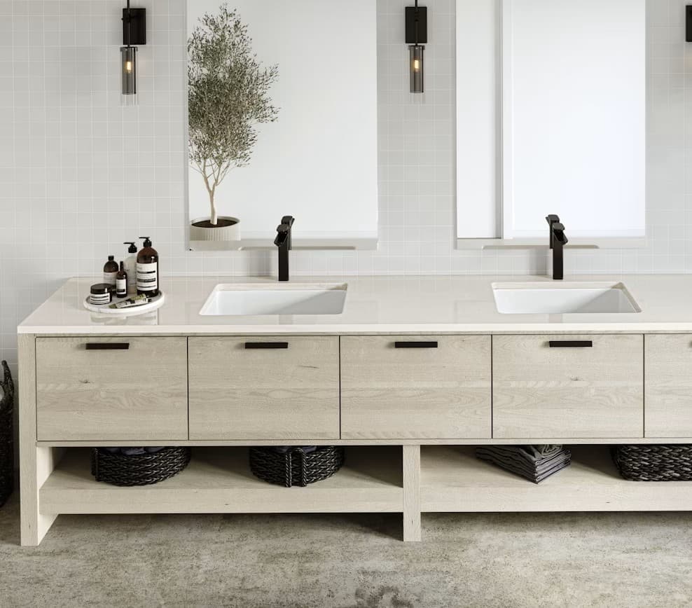 Plans de travail Linen Cream plans de travail 2 - easy plan