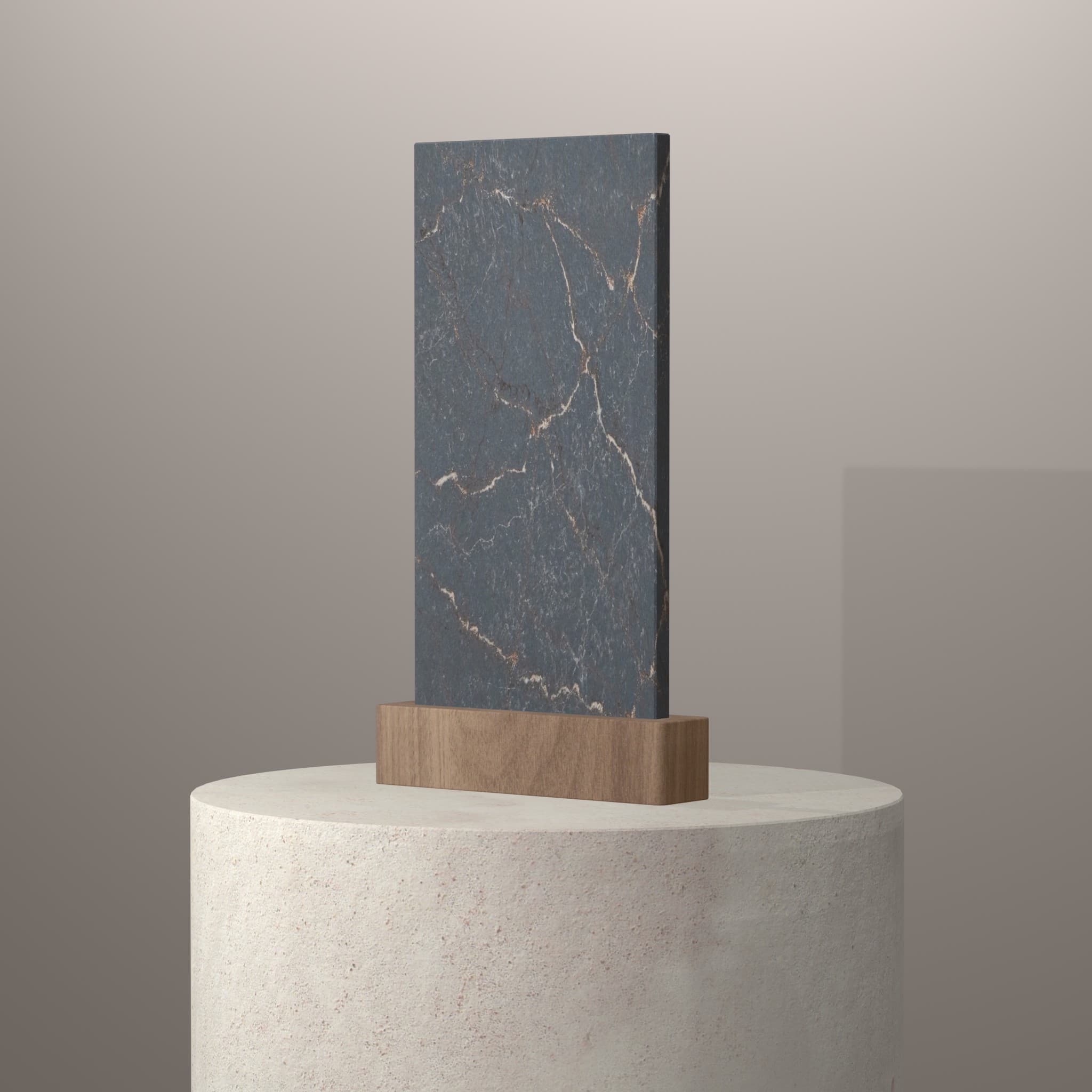 Plans de travail Parisien Bleu piedestal 3d - easy plan