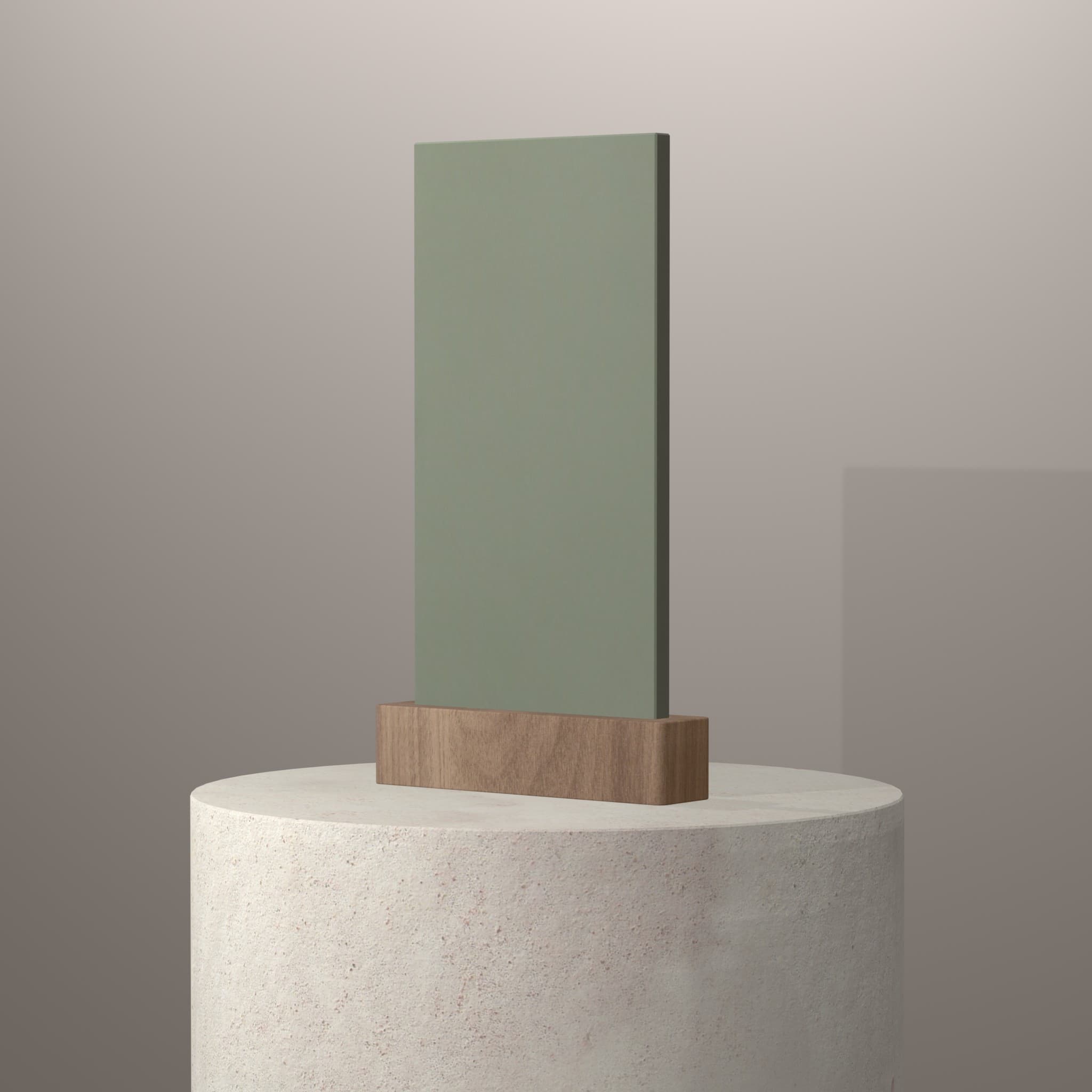 Plans de travail Posidonia Green piedestal 3d - easy plan