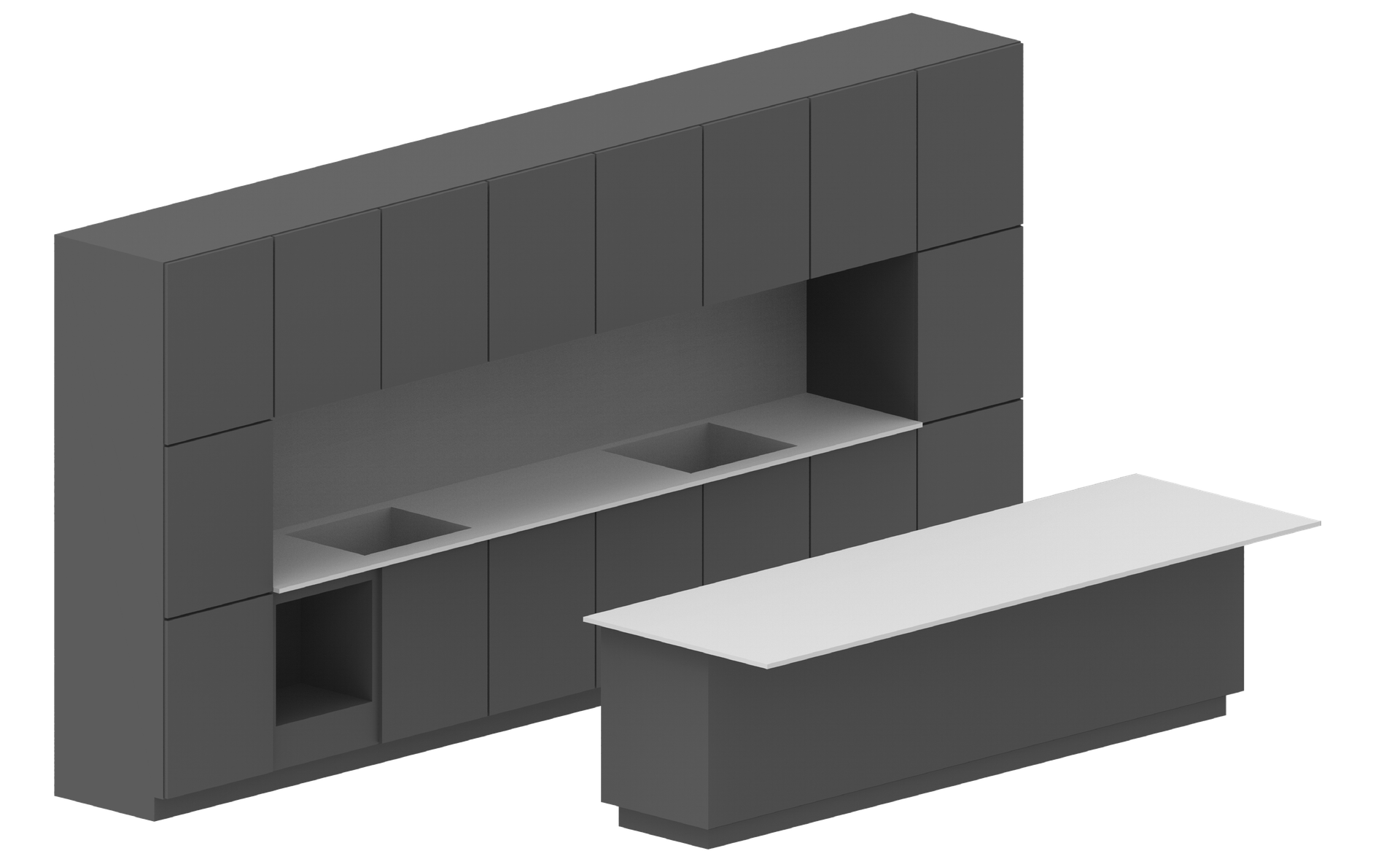 Illustration 3D pour préparer l'espace de son plan de travail